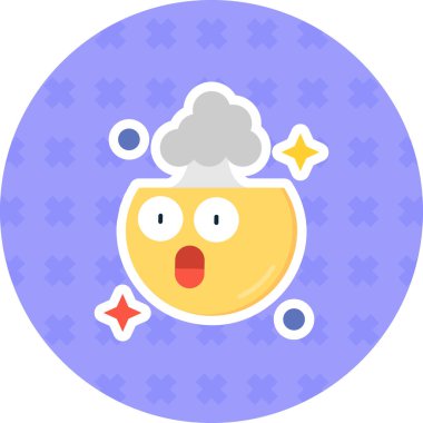 Moda tarzında izole edilmiş bir bulut simgesi