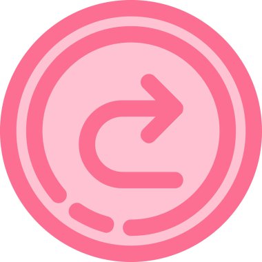 Bozuk para kripto para simgesi düz biçimli