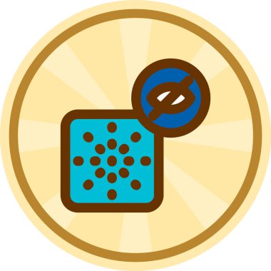 Çikolata. Web simgesi basit illüstrasyon