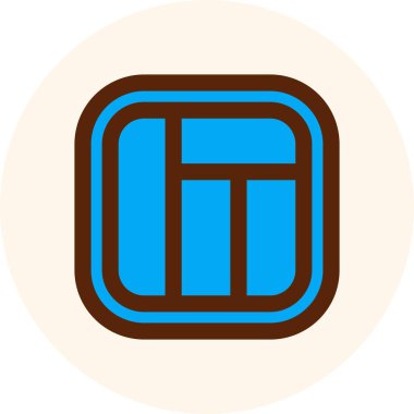 Çikolata vektör simgesi