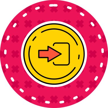 Casino çip kutsal kişilerin resmi, vektör çizim