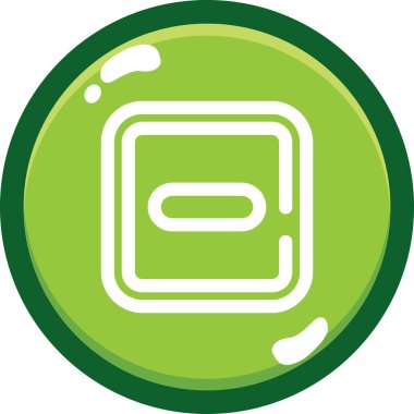 Yuvarlak bir etiketin vektör simgesi