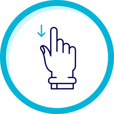 el simgesi, vektör illüstrasyon tasarımı