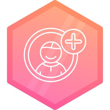 Geçiş çizgisi simgesine sahip eşsiz erkek kullanıcı