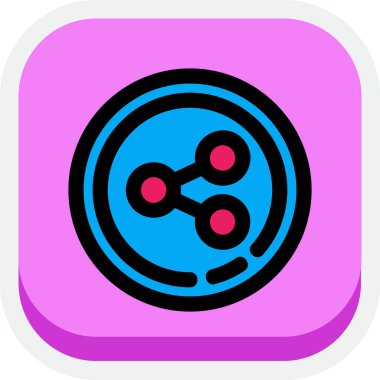 Uygulama modern simgesinin vektör illüstrasyonu