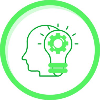 ampul vektör simgesi modern basit tasarım