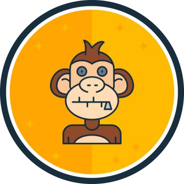 maymun simgesi modayı izole etti.