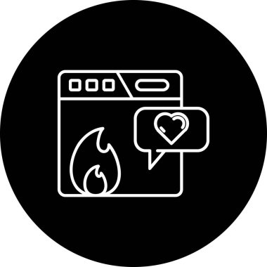 Modern ateş eksikliğinin vektör illüstrasyonu