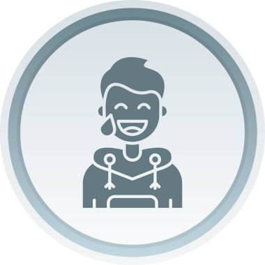 bebek kız ikon vektör illüstrasyonu