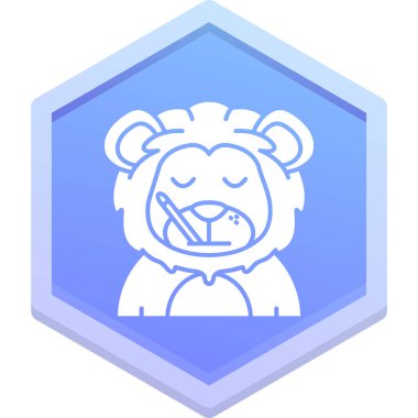 hayvan simgesi vektör illüstrasyonu