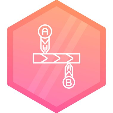 Ok. Web simgesi basit illüstrasyon