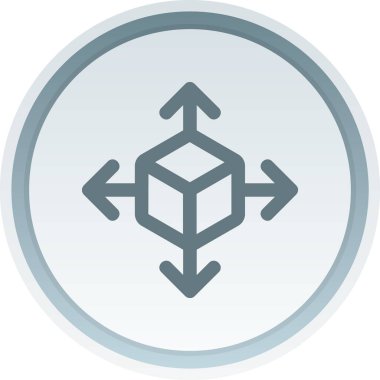 Benzersiz ethereum vektör çizgisi simgesi