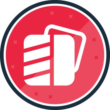 Modern simgenin vektör illüstrasyonu