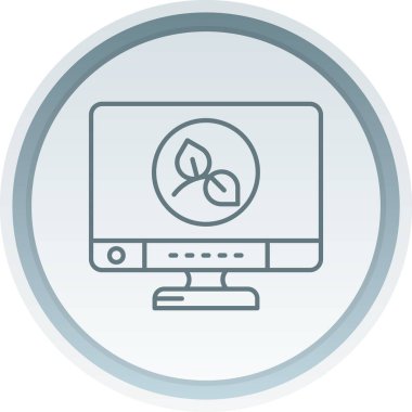 çevresel koruma düz vektör simgesi