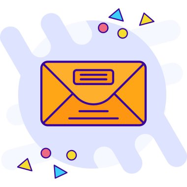 posta simgesi, vektör illüstrasyonu