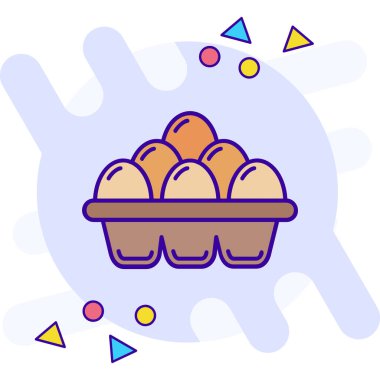 fırın ekmek simgesi, fırın bağlantılı vektör illüstrasyonu