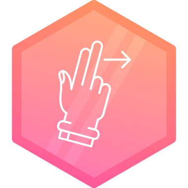 el simgesi vektör illüstrasyonu