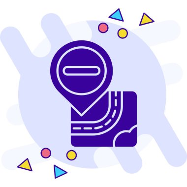 navigasyon simgesi vektör illüstrasyonu