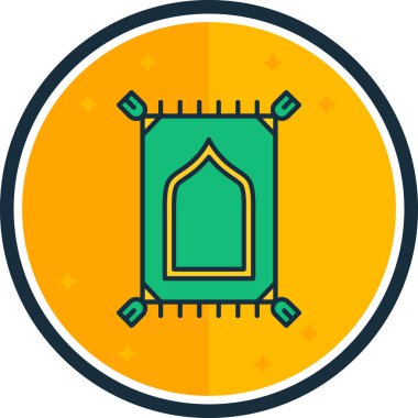 Şehir yılı için vektör illüstrasyonu. bir yıldızın simgesi