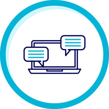 Bilgisayar. Web simgesi basit illüstrasyon