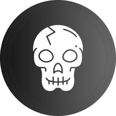 Kurukafa simgesi vektör illüstrasyonu