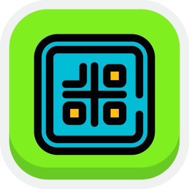 bina penceresi simgesi, basit biçim