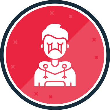 İnsan simgesinin vektör illüstrasyonu