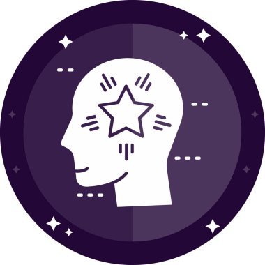 Modern bir simgenin vektör illüstrasyonu