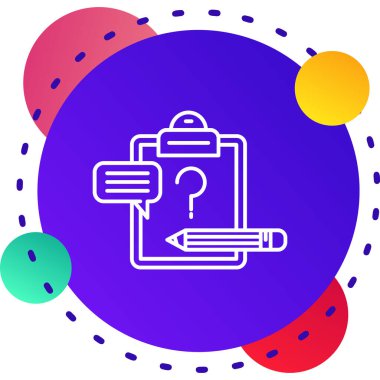 Renkli kahve makinesi simgesi beyaz arkaplanda izole edilmiş. Gradyan beyaz dinamik şekiller. vektör.