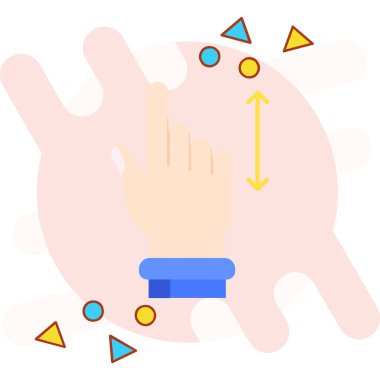 Parmakla işaret eden elleri