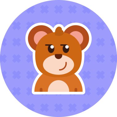 Hayvan suratlı. Basit resimleme