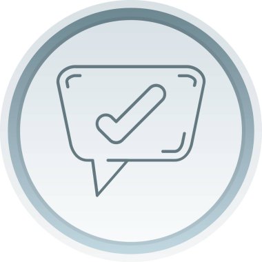 İşaret simgesini işaretle. vektör illüstrasyonu