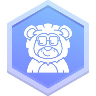 panda web simgesi basit illüstrasyon