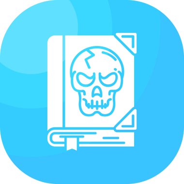 kafatası simgesi, vektör illüstrasyonu