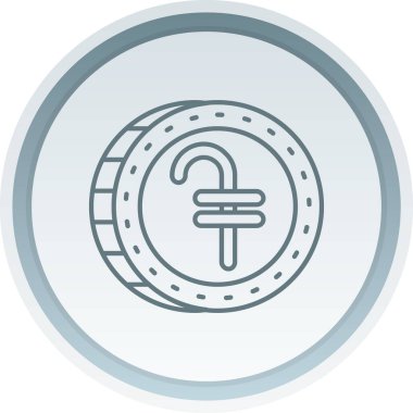 Bozuk parayla kasanın vektör çizimi