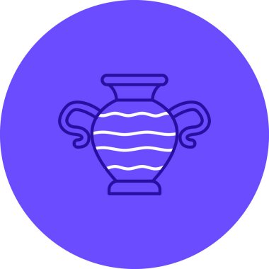 vazo simgesi vektör illüstrasyonu