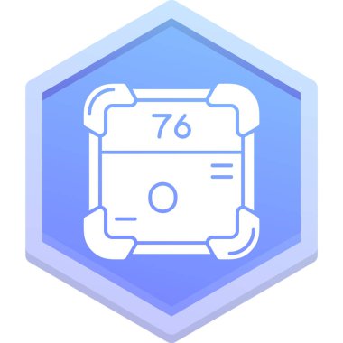 Rozet simgesi, vektör illüstrasyonu