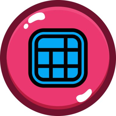 seo modern simgesinin vektör illüstrasyonu