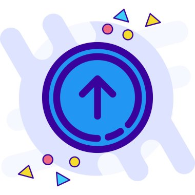 ok yönü simgesi doldurulmuş - taslak biçimi