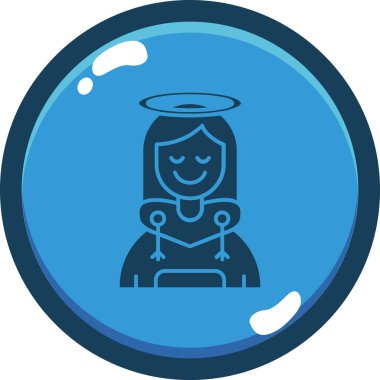 Bebeğim. Web simgesi basit illüstrasyon