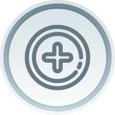 Tıbbi bir simgenin vektör illüstrasyonu