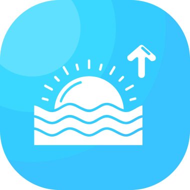 İllüstrasyon su bırakma simgesi