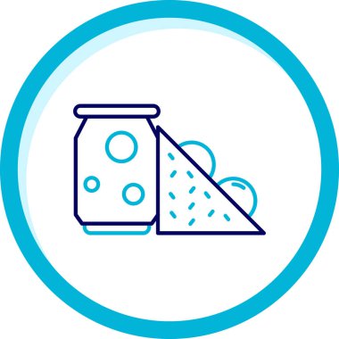 Gıda simgesinin vektör illüstrasyonu