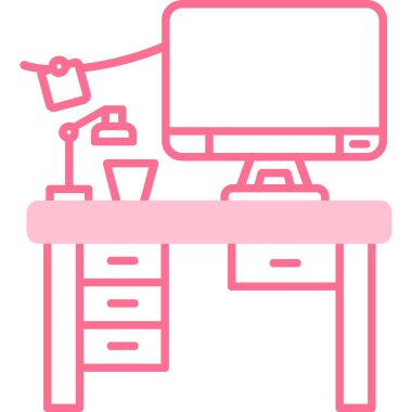 bilgisayar masaüstü simgesi, vektör illüstrasyonu