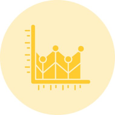 taç vektör simgesi modern illüstrasyon