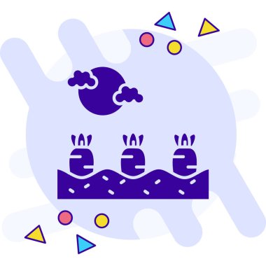 Beyaz arkaplanda izole edilmiş şamdan ikonu ile mum yakma satırı. Silindirik çubuk ve yanan mum. Renkli taslak konsepti. vektör