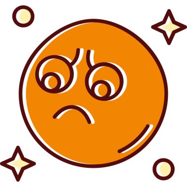 emoji. Web simgesi basit illüstrasyon