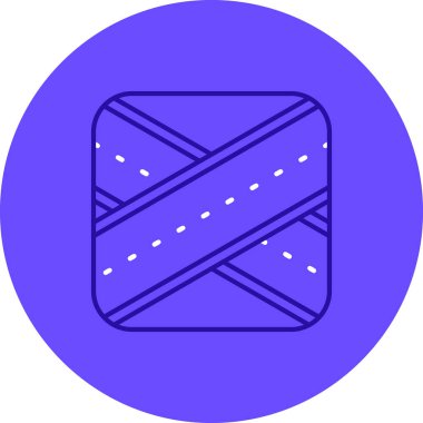 Bir b eksikliği simgesinin vektör çizimi