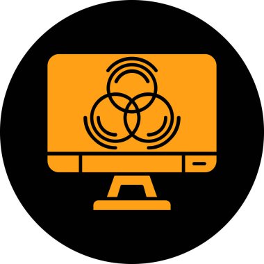 seo modern simgesinin vektör illüstrasyonu