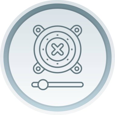 Dumanlı ikon vektör illüstrasyonu yok